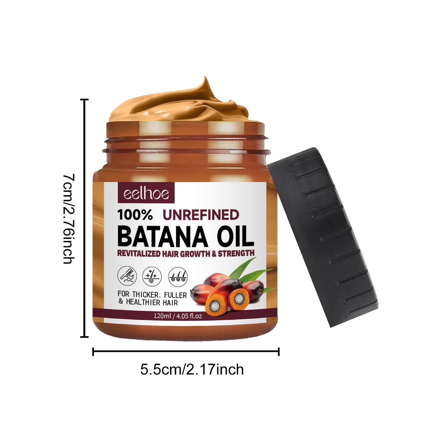 Natural Batana Oil – Unrefined Hair & Skin Care from Honduras 4oz